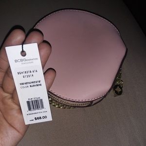 BCBG pink wristlet